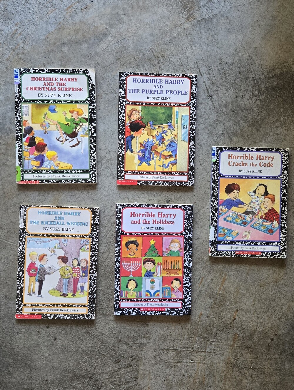 2 For $15 Scholastic Horrible Harry Lot Of 5 Books Kids Reading